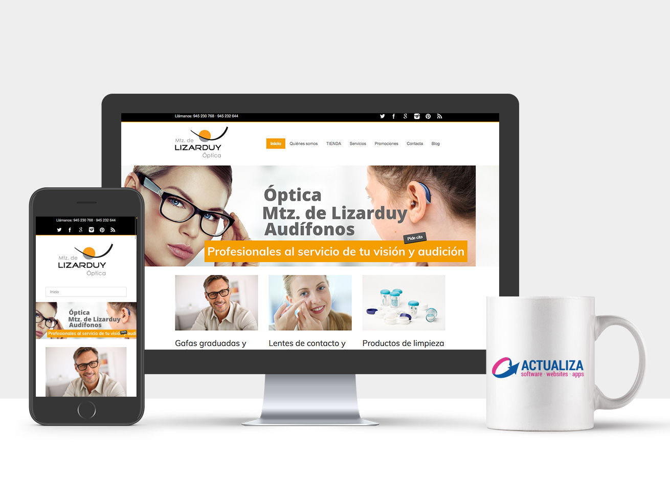 Tienda Online para Optica Lizarduy