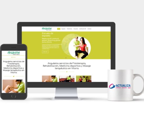 Diseño de Página Web - Angulema servicios médicos