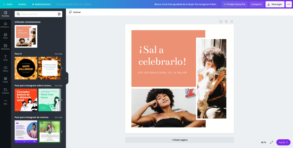 Canva programa para diseño web