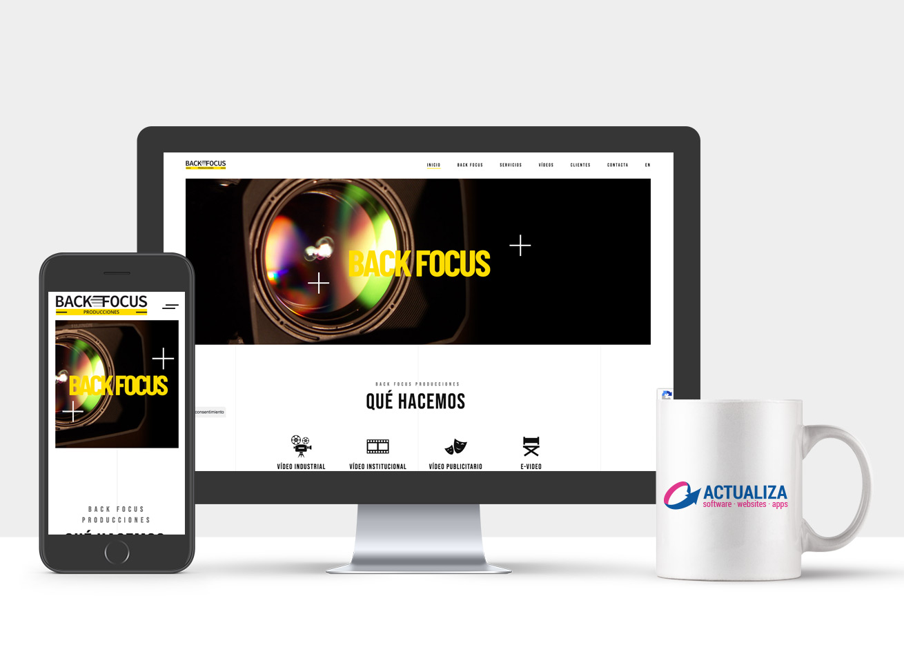 Diseño de Página Web - Back Focus